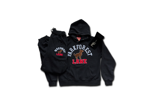Black Velvet Lined set